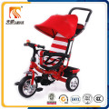 Ride on 3 Wheel Bike Spielzeug 1 Jahr Baby Tricycles mit Schiebegriff und Mommy Bag